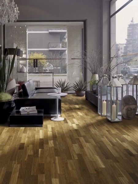 Parchet triplustratificat Stejar Smoke