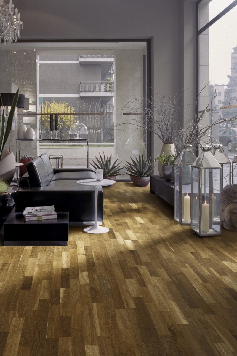 Parchet triplustratificat Stejar Smoke