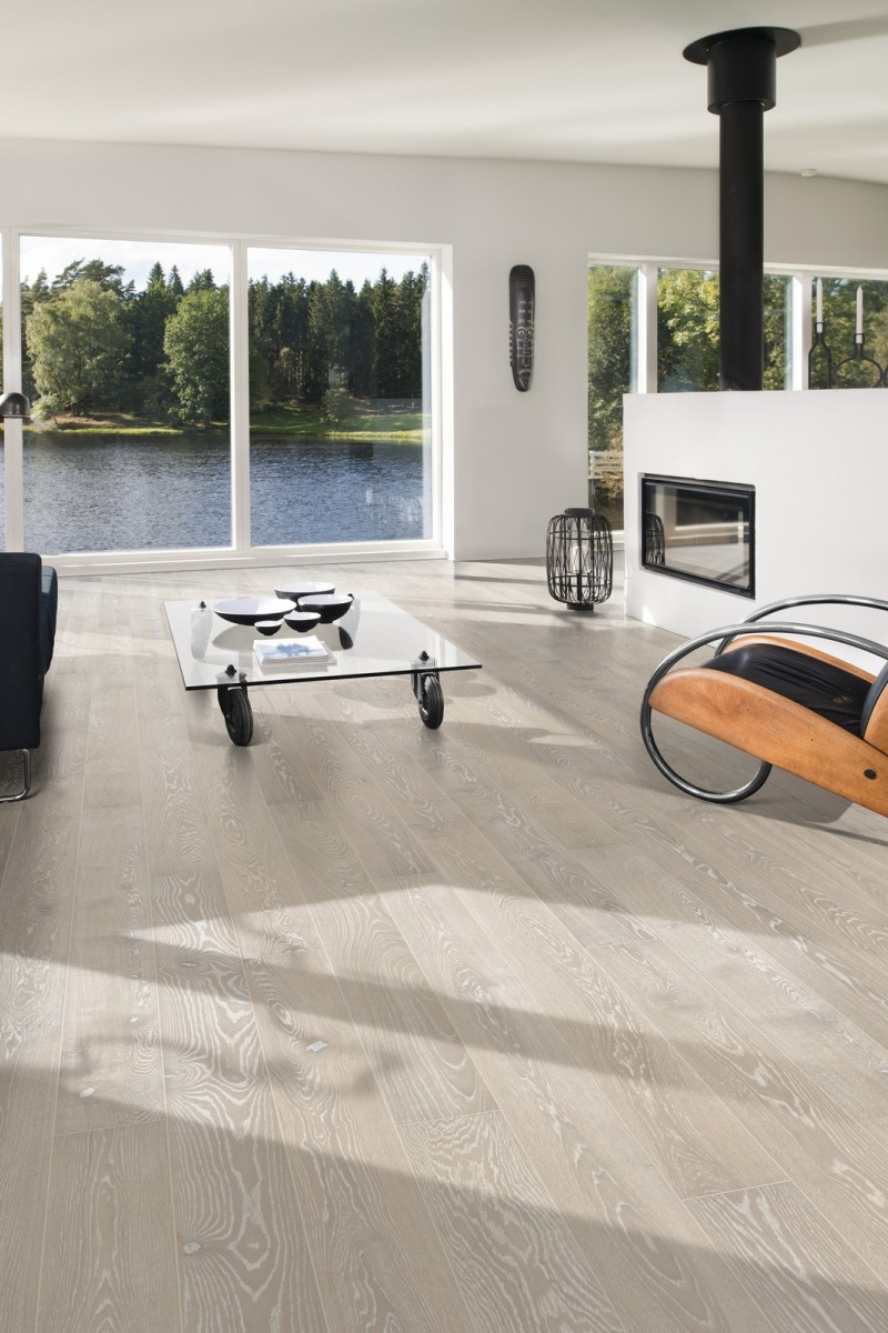 Parchet triplustratificat Stejar Nouveau Snow