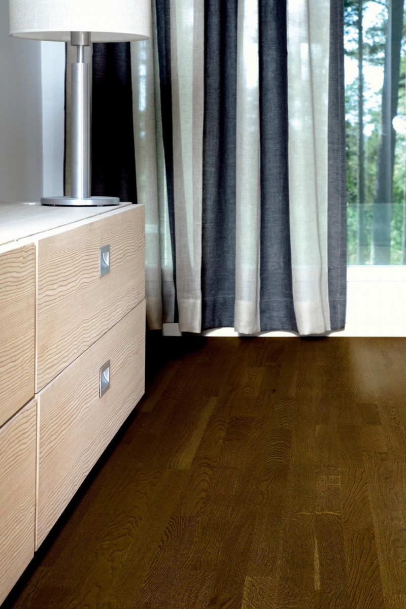 Parchet  triplustratificat STEJAR BLACK PAPPER