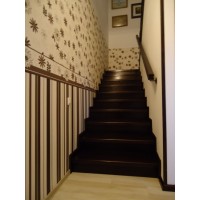 Scara stejar cu balustri