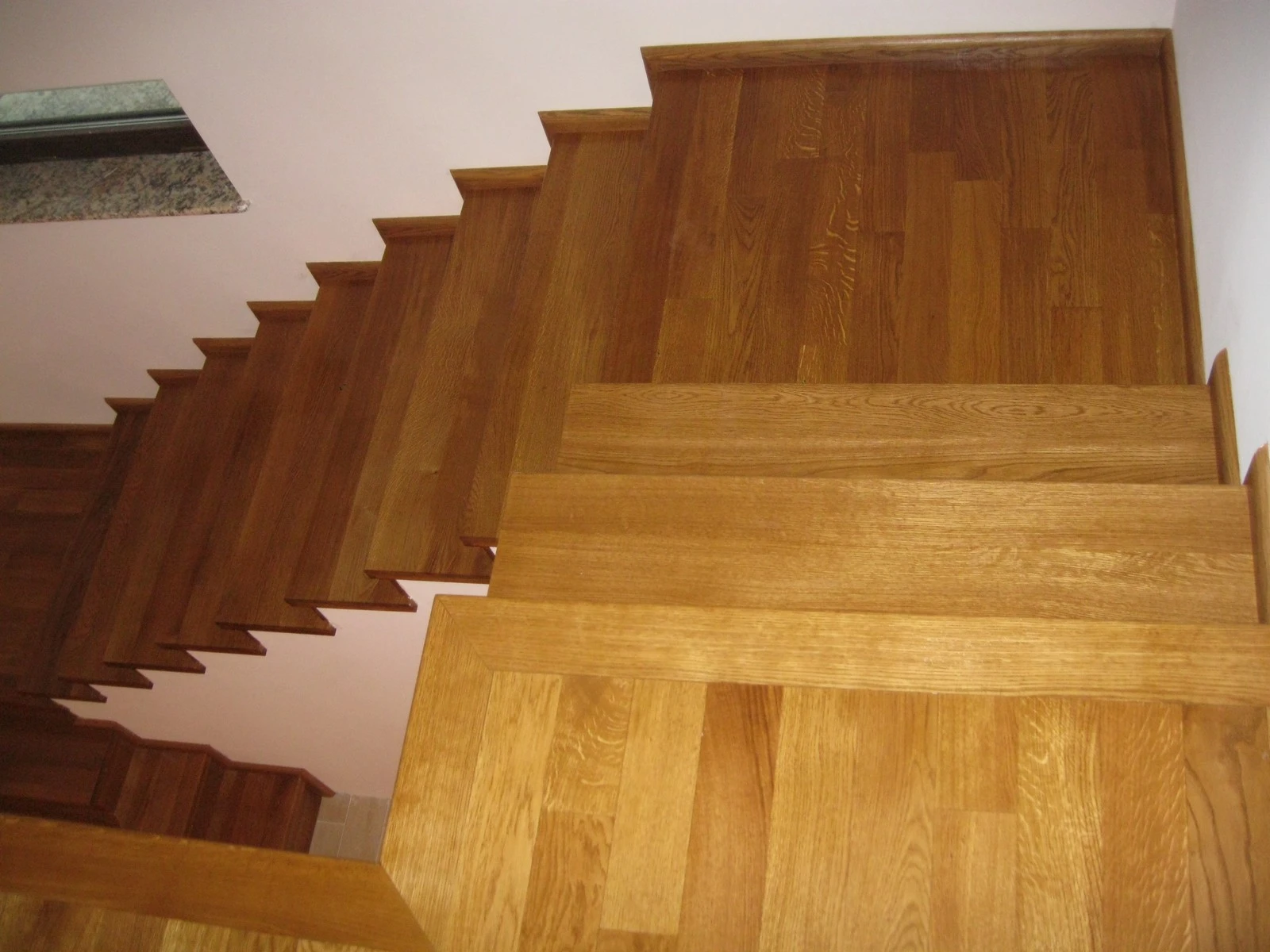 Scara stejar finisata Teak