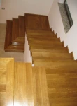 Scara stejar finisata Teak