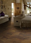 Parchet triplustratificat  Stejar Chevron Dark Brown