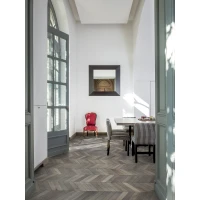 Parchet triplustratificat Stejar Chevron Grey