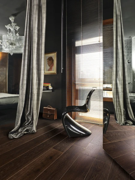 Parchet triplustratificat Stejar Nouveau Black