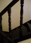 Scara stejar cu balustri