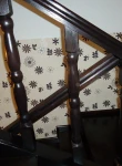 Scara stejar cu balustri