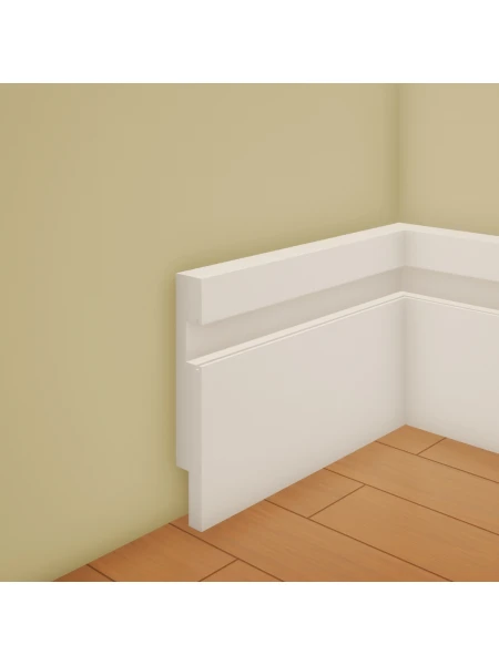 Plinta decorativa din polimer rigid S29 - 11.5x1.8x240 cm