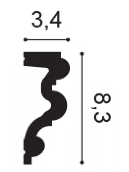 Profil Decorativ Orac Decor P4025 Autoire