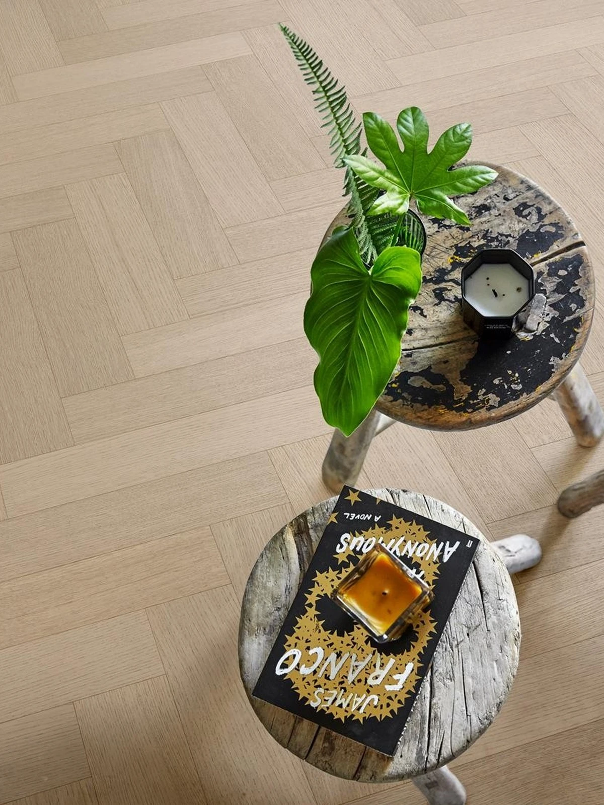 Parchet triplustratificat Herringbone Stejar Mint