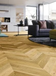 Parchet triplustratificat Chevron Stejar Caramel