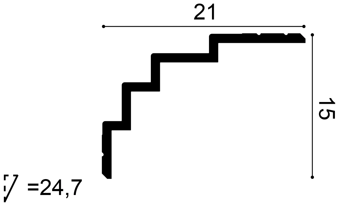 Cornisa Orac Decor C393 Steps