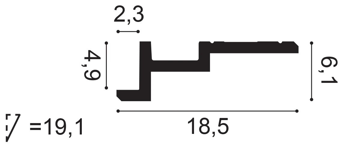 Profil Decorativ Orac Decor C396 Steps