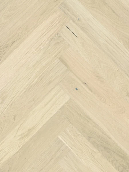 Parchet triplustratificat Herringbone Stejar Bianco 130