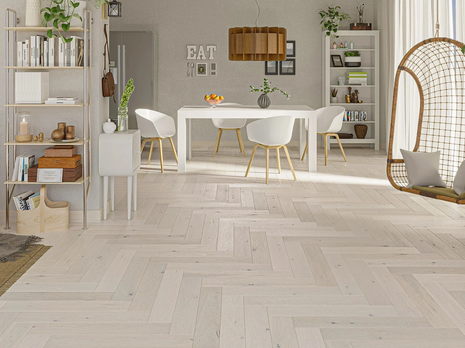 Parchet triplustratificat Herringbone Stejar Cappuccino 130