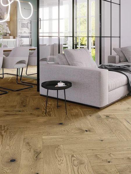 Parchet triplustratificat Herringbone Stejar Toffee 130