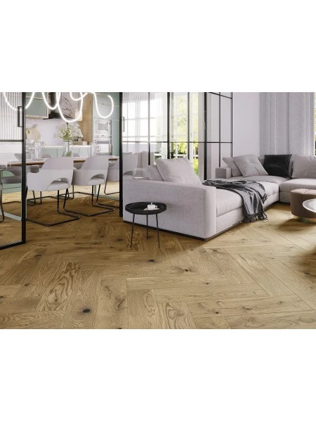Parchet triplustratificat Herringbone Stejar Toffee 130
