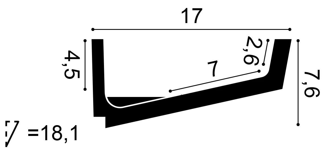 Scafa Led Orac Decor C352 Flat