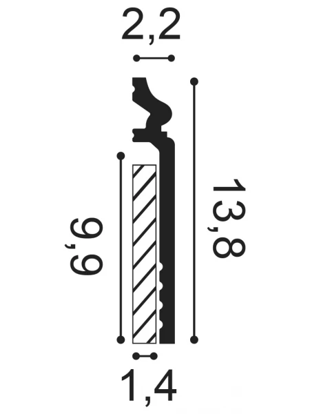 Plinta Orac Decor SX186 Contour