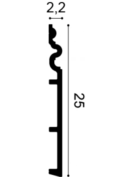 Plinta Orac Decor SX193 Hight Rise