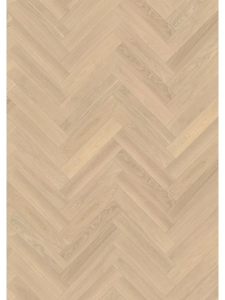 Parchet dublustratificat Herringbone Stejar Alb AB