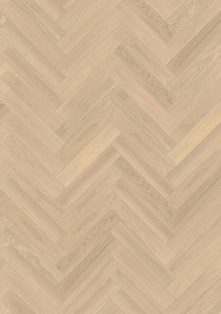 Parchet dublustratificat Herringbone Stejar Alb AB
