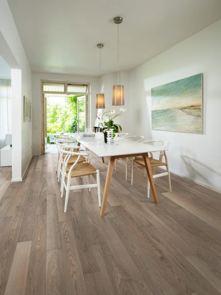 Parchet triplustratificat Stejar Misty Grey