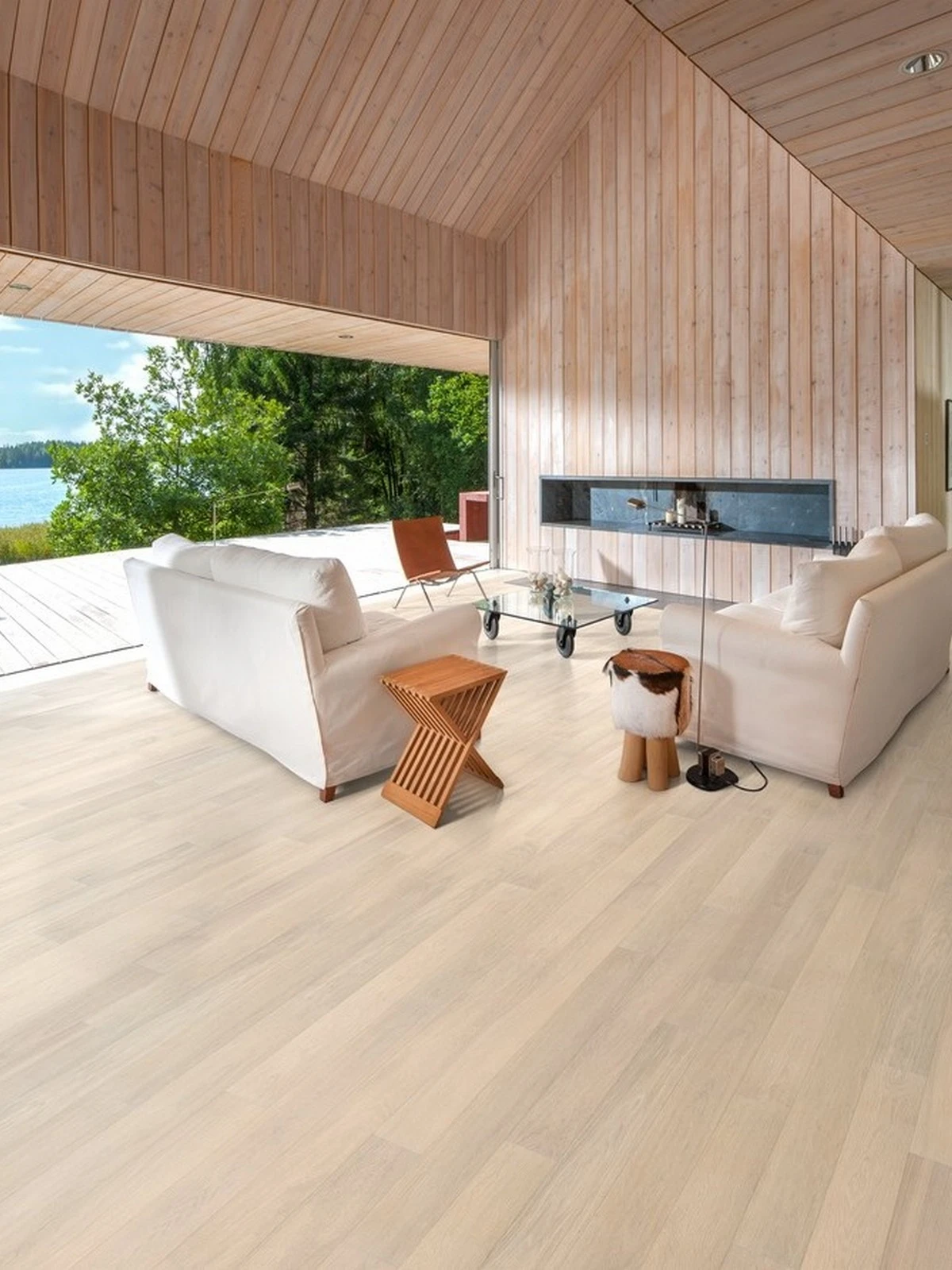 Parchet triplustratificat Stejar Sandy White