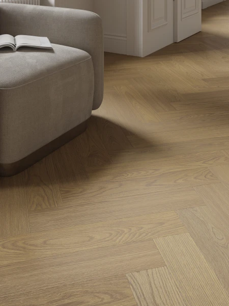 Parchet vinil SPC Stejar Antic Herringbone