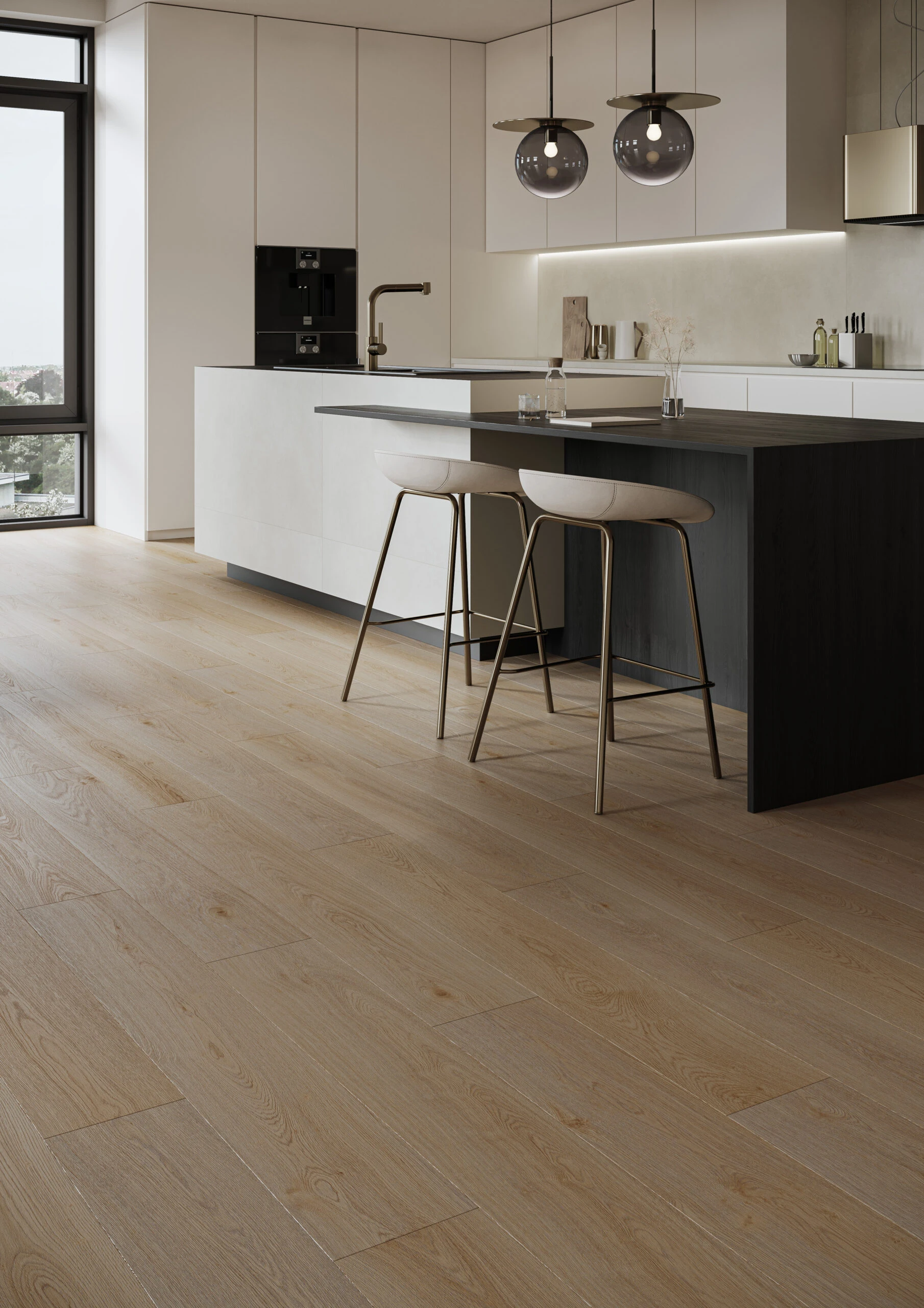 Parchet vinil SPC Stejar Apricot