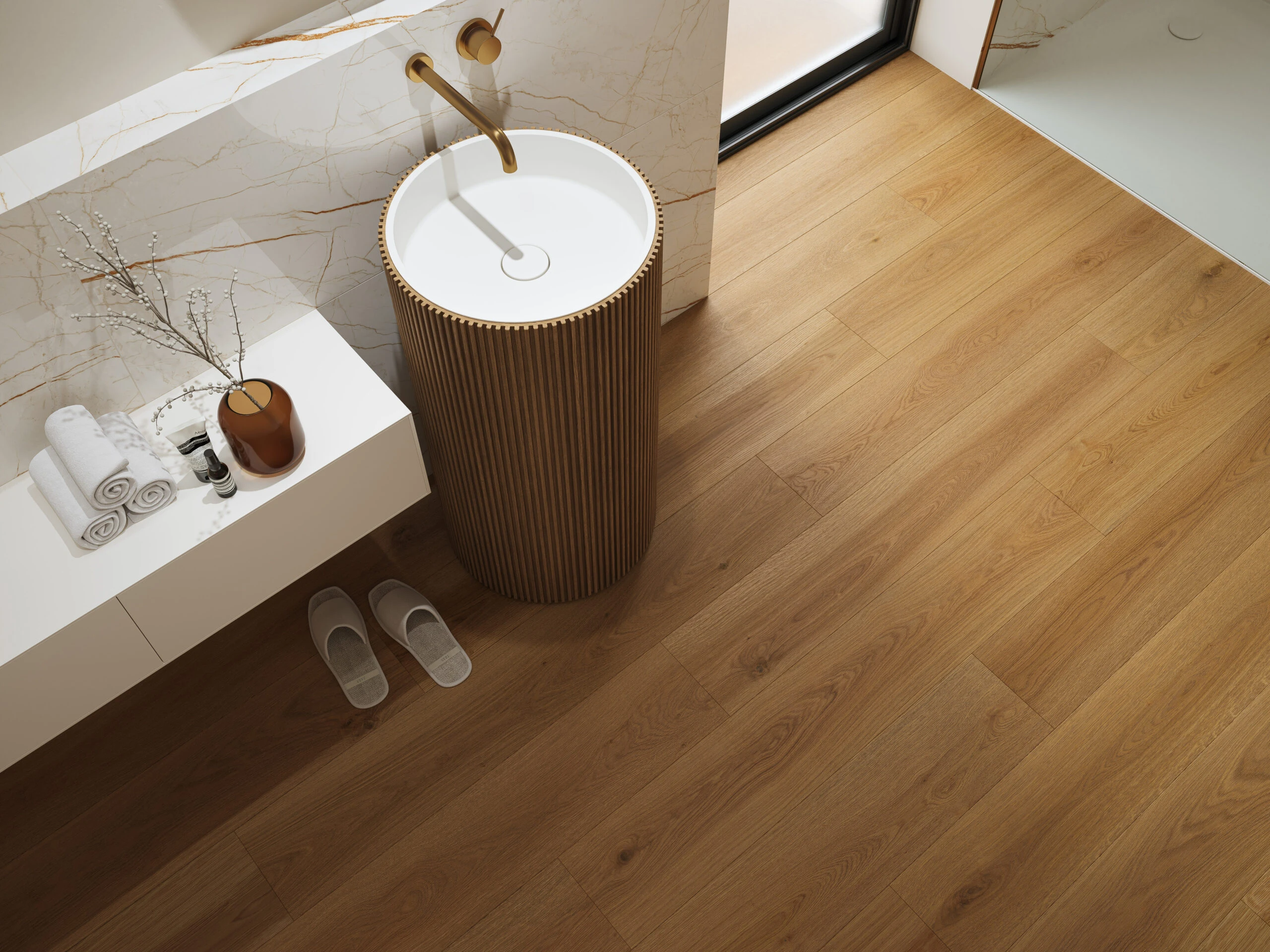Parchet vinil SPC Stejar Brass