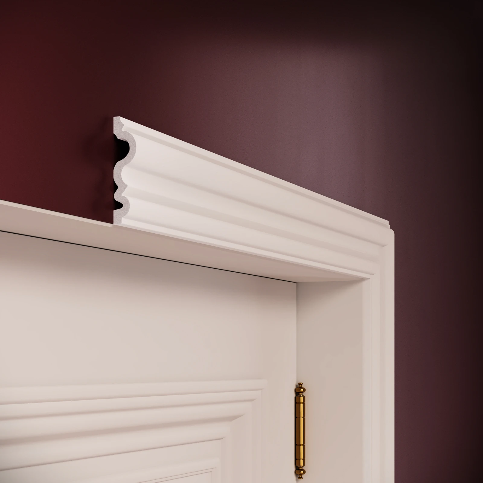 Brau decorativ din polimer rigid B12 - 8x2.1x200 cm