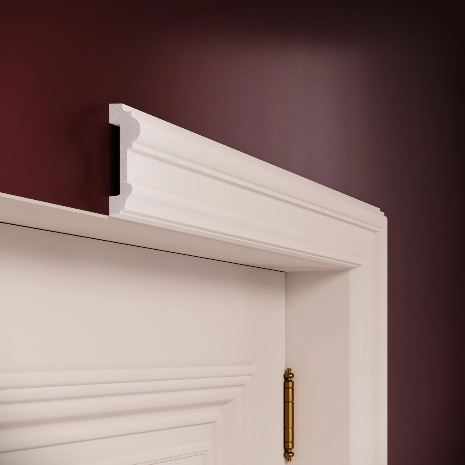 Brau decorativ din polimer rigid B13 - 8.7x2.9x200 cm