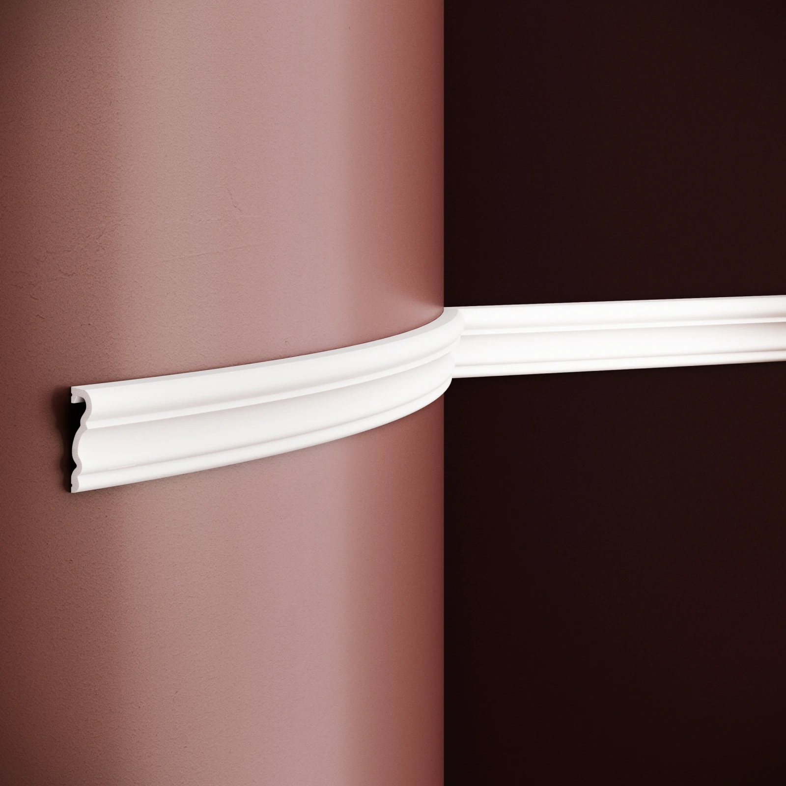Brau decorativ din polimer rigid B19 - 5.1x1.5x200 cm