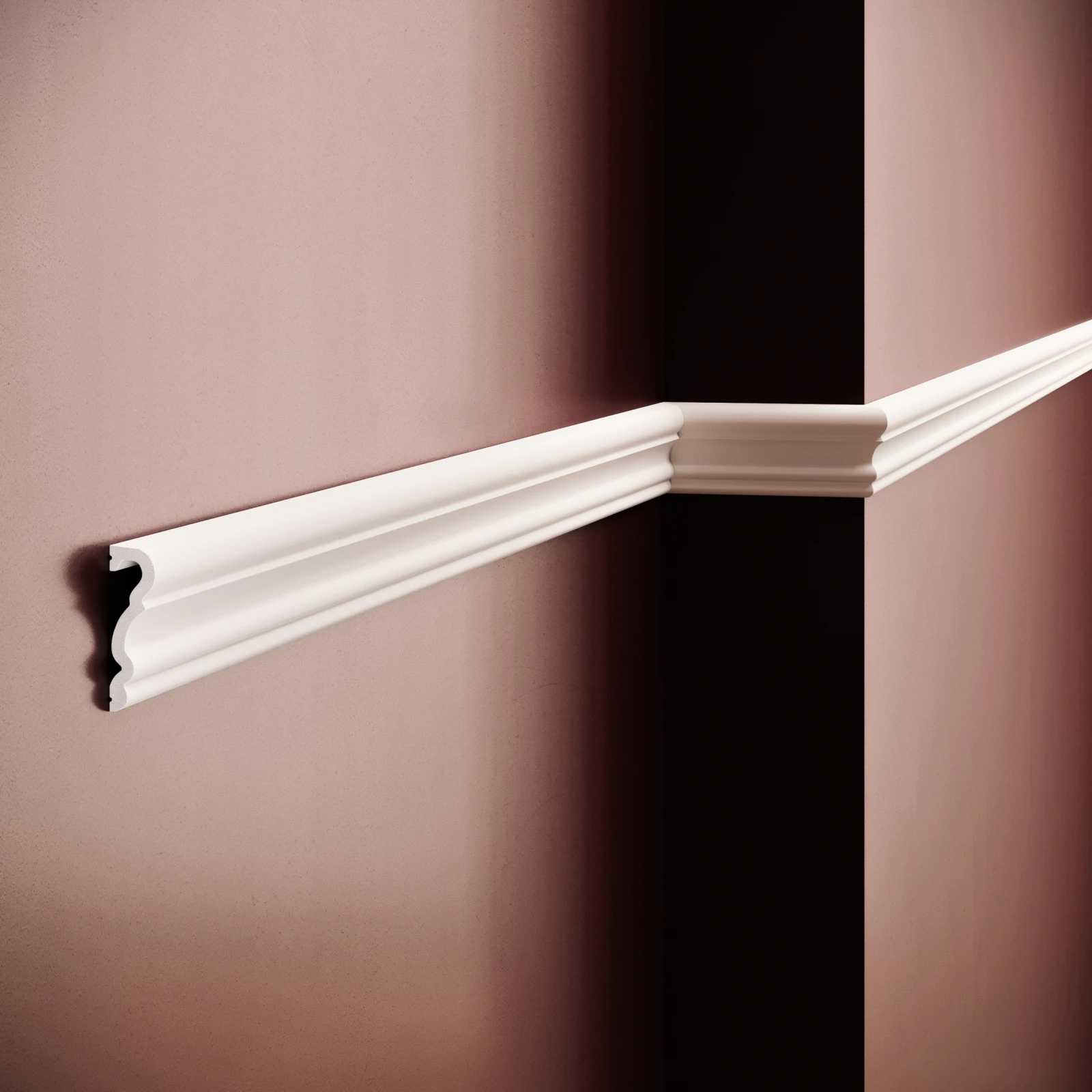 Brau decorativ din polimer rigid B19 - 5.1x1.5x200 cm
