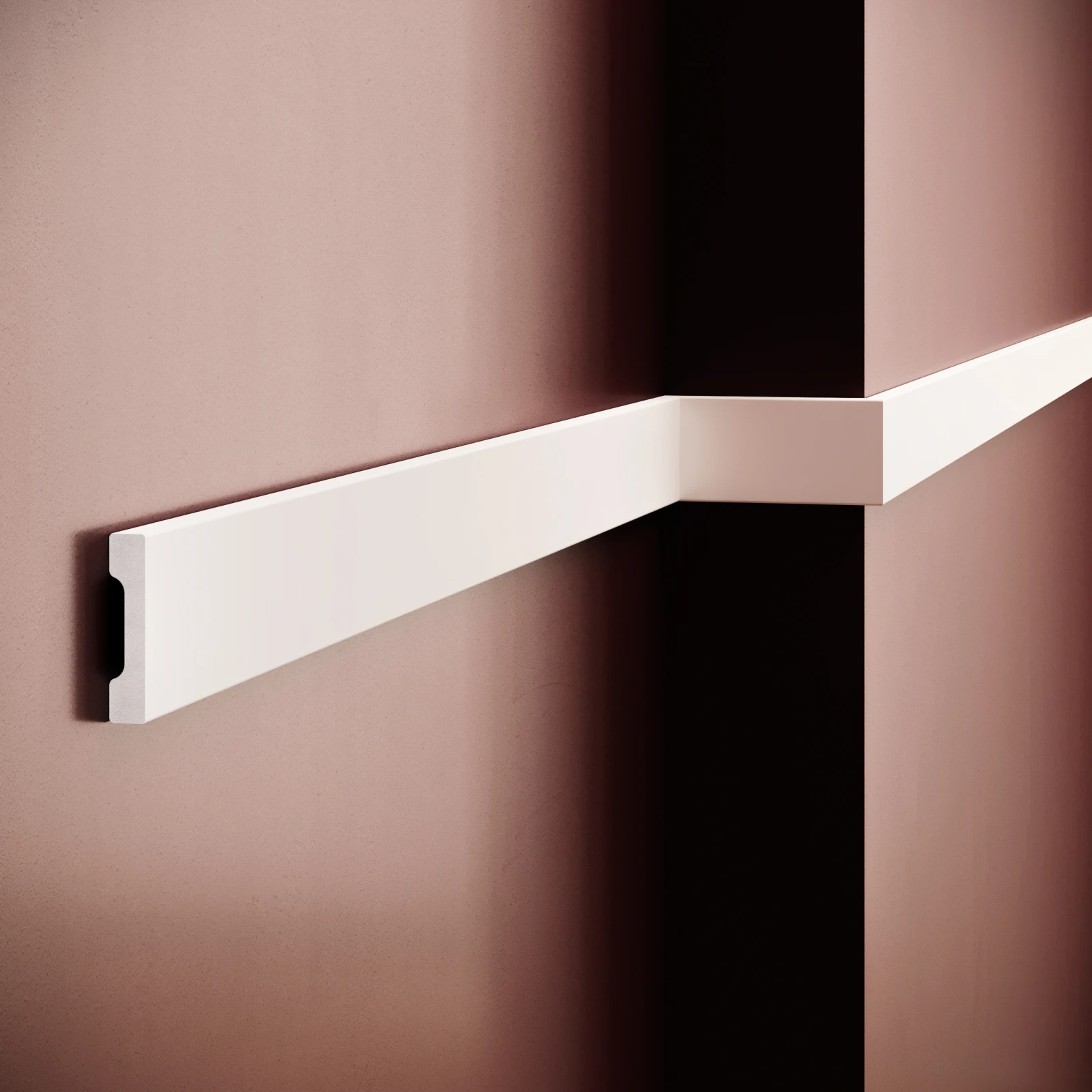 Brau decorativ din polimer rigid B20 - 5.8x1.2x200 cm