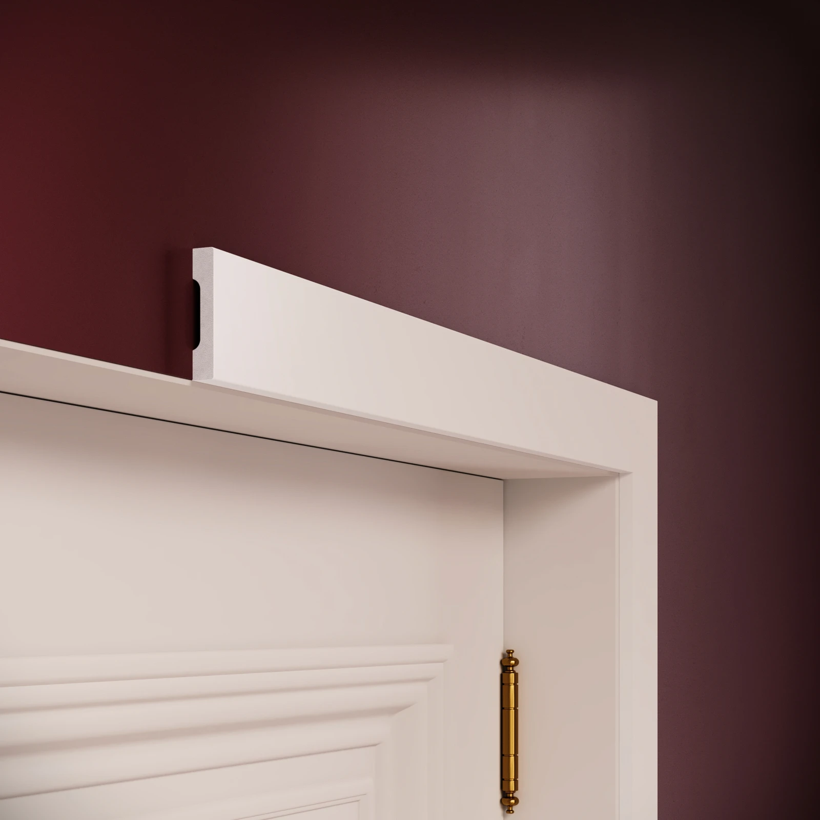 Brau decorativ din polimer rigid B20 - 5.8x1.2x200 cm