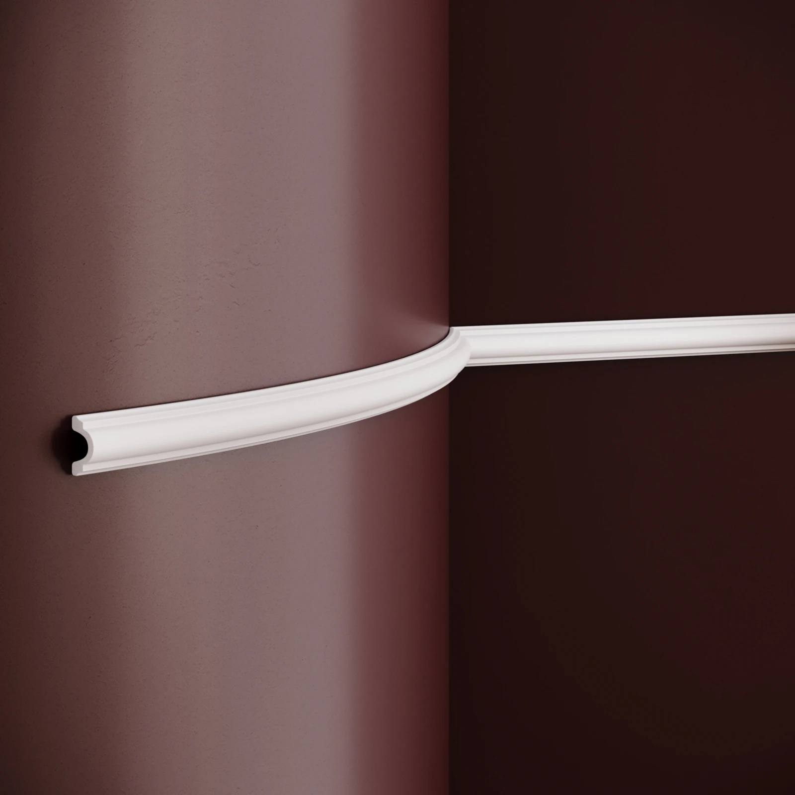 Brau decorativ din polimer rigid B21 - 2.3x1.2x200 cm