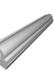 Brau decorativ din polimer rigid B22 - 2.9x1.6x200 cm