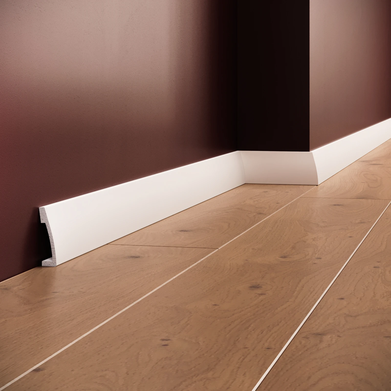 Brau decorativ din polimer rigid B24 - 5x1.3x200 cm