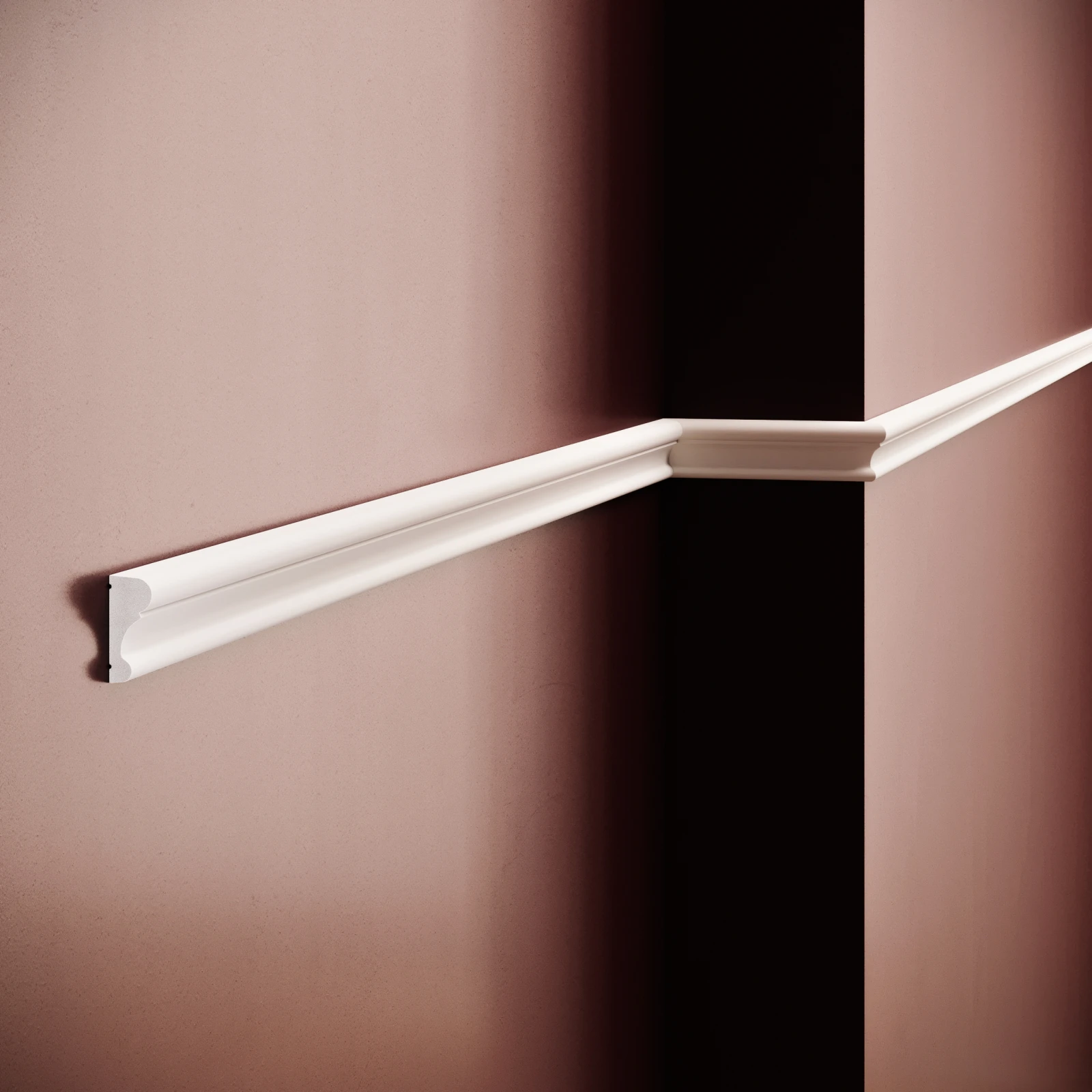 Brau decorativ din polimer rigid B26 - 3.3x1.4x200 cm