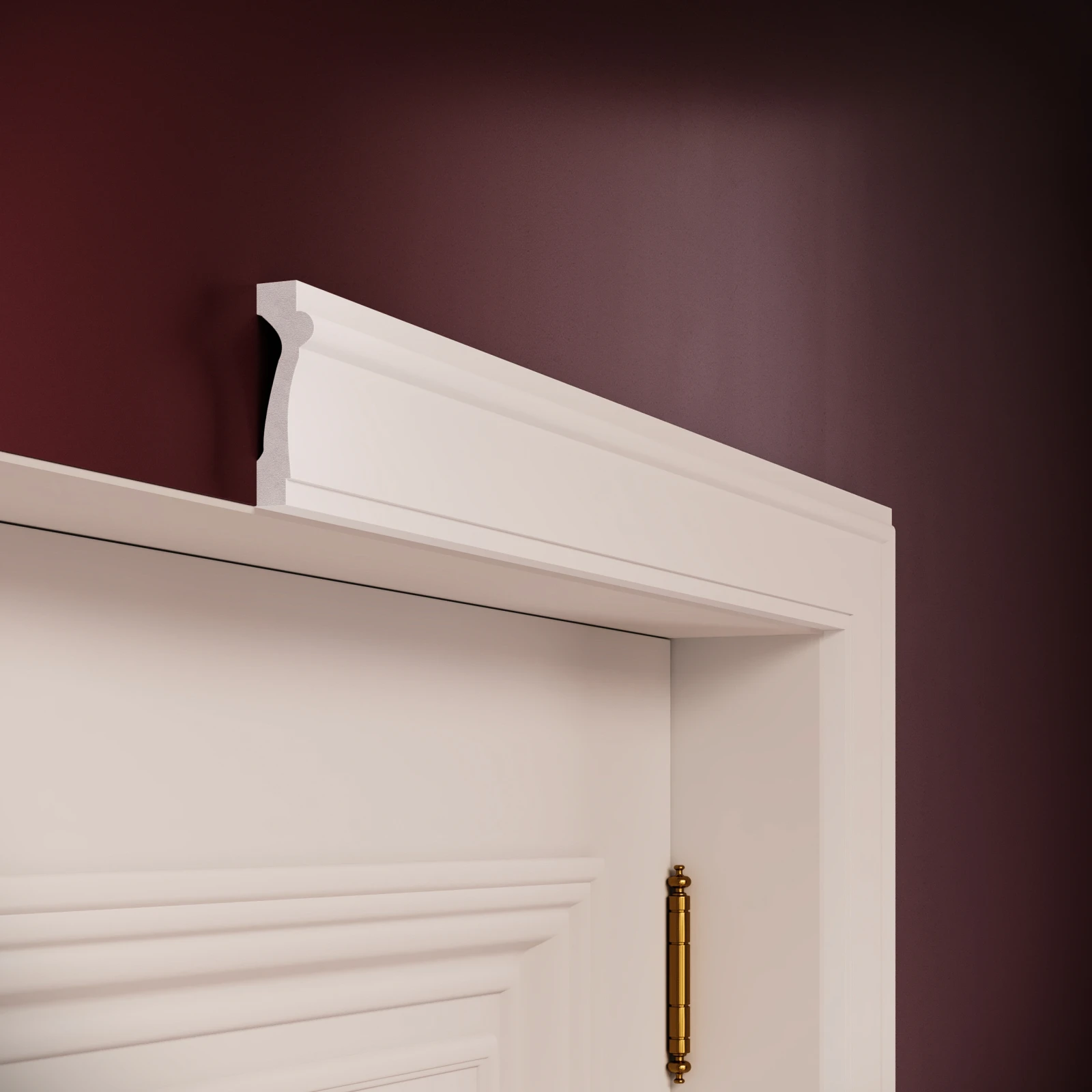 Brau decorativ din polimer rigid B6 - 7.3x2.2x200 cm
