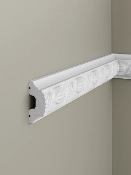 Brau decorativ din polimer rigid B9 - 4.9x2.4x200 cm