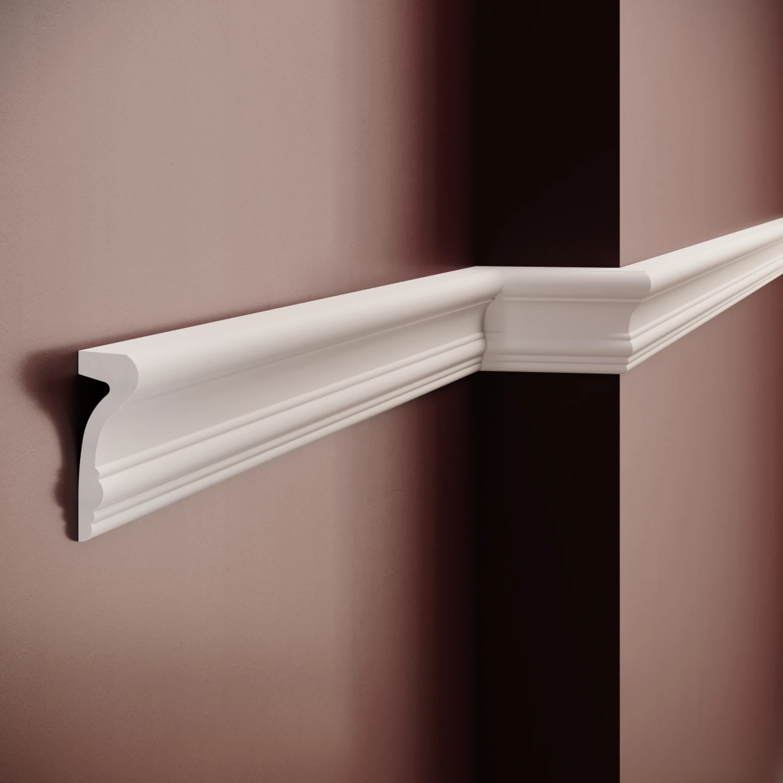 Brau decorativ din poliuretan CR816 - 8.2x2.2x200 cm