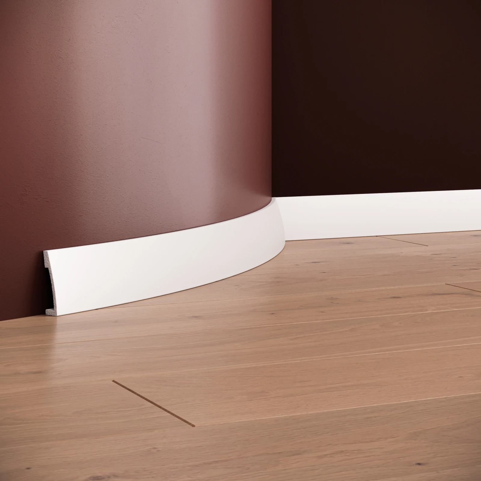 Brau decorativ din poliuretan flexibil B24F - 5x1.3x200 cm