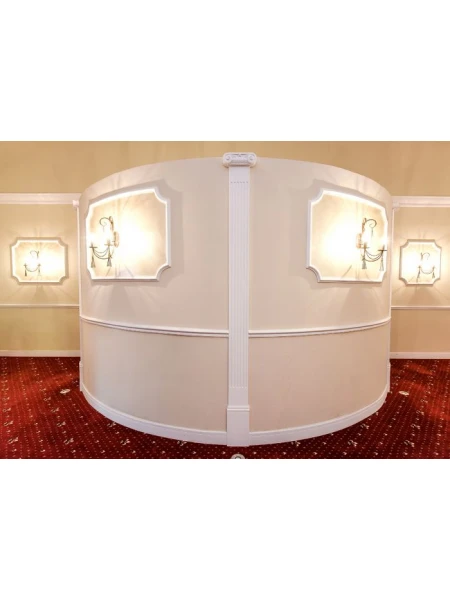 Capitel pilastru din poliuretan PL262 - 8x7x24.2 cm