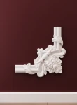 Chenar decorativ din poliuretan B10-2 - 22x22x1.6 cm