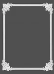 Chenar decorativ din poliuretan B10-2 - 22x22x1.6 cm