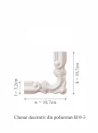 Chenar decorativ din poliuretan B10-3 - 10.7x10.7x1.6 cm